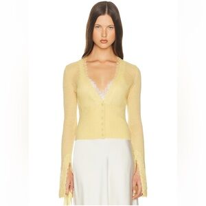 Helsa Brigette Alpaca Cardigan, Size Small